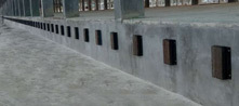 900个橡胶防撞块东莞市虎门联昊通物流院总部已安装完工